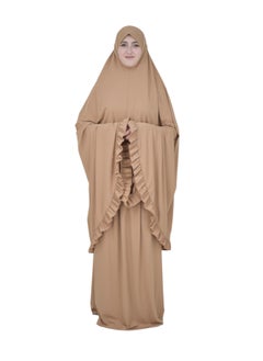DAMAS COLLECTION Two Piece Islamic prayer dress women the Long - Prayer Clothes for Women - Prayer Abaya For women - Jilbab 2 piece, Umrah essentials for women - Prayer set  - Image 4