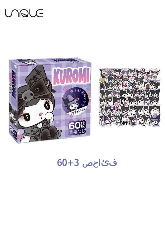 Unique 63 Pcs Kulomi Theme Stickers，Vinyl Waterproof Stickers for Water Bottles Laptop Phone Computer Guitar, Gifts for Teens, Girls, Fans - Image 2