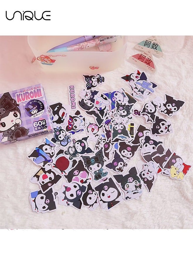 Unique 63 Pcs Kulomi Theme Stickers，Vinyl Waterproof Stickers for Water Bottles Laptop Phone Computer Guitar, Gifts for Teens, Girls, Fans - Image 3