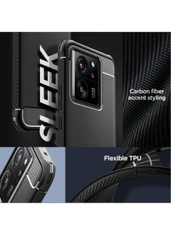 Spigen جراب Rugged Armor لهاتف Xiaomi 13T PRO وXiaomi 13T - أسود غير لامع  - Image 3