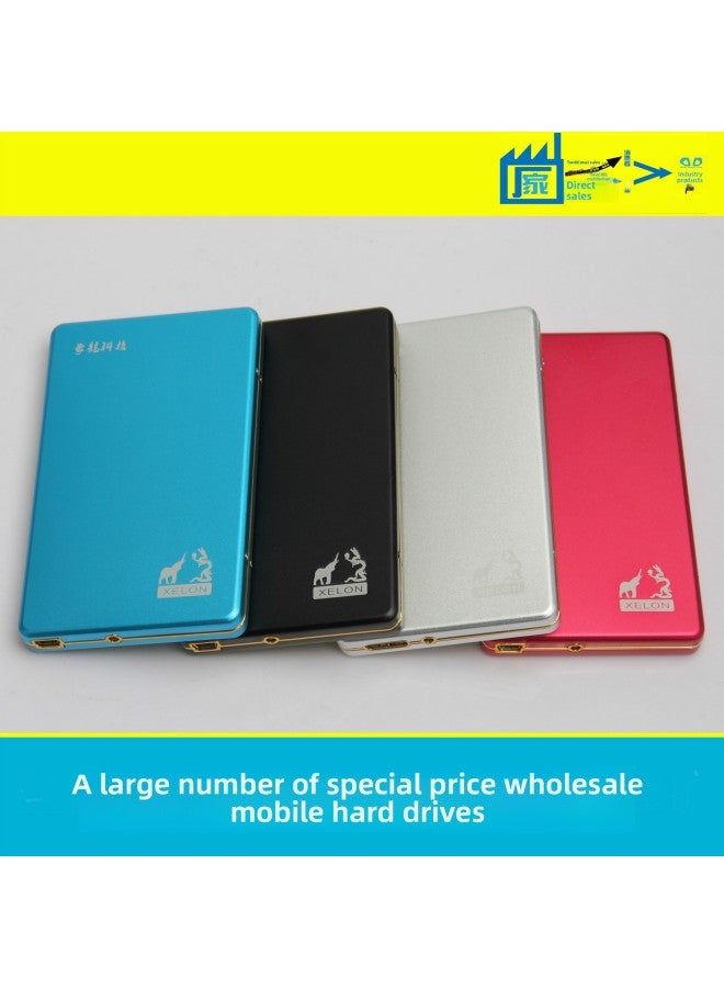 Classic Diamond Second Generation Alloy 40g 80g 160g 320g 500g 1T External Mobile Hard Disk-Capacity:750GB-Interface:USB 2.0 - Image 1