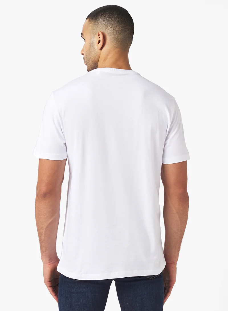 GUESS Short Sleeve Crew Neck  Gueshort Sleeve Triangle T-Shirt
