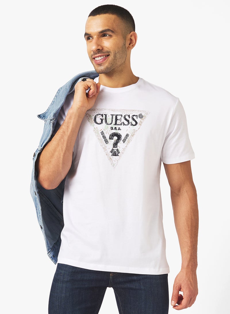 جس تيشيرت بأكمام قصيرة ورقبة دائرية من جيس - Image 1