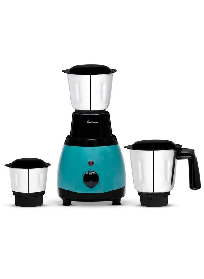 Sunflame MG50 Mixer Grinder | Powerful 500W Motor | Easy-to-Clean Removable Blades | 3 Multi-Utility Jars | 3 Speed Settings | Compact Size | Leak-Proof Lids | Two-Year Coverage - Image 1