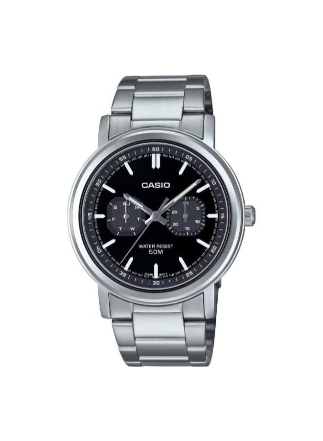 CASIO Stainless Steel Analog Wrist Watch  MTP-E335D-1EVDF - Image 1