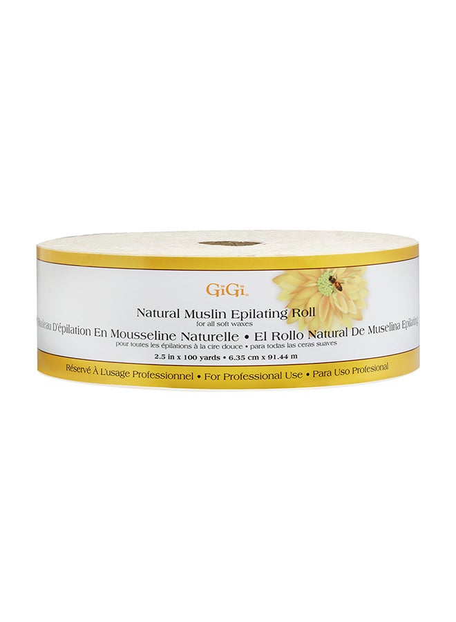 Natural Muslin Roll 2-1/2" Wide