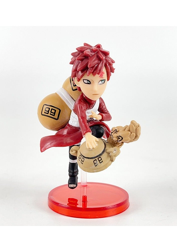 Q-version Naruto Figurines Series: 6-Piece Set Including Naruto, Hashirama Senju, Kakashi, Gaara, Jiraiya, and More - Image 2