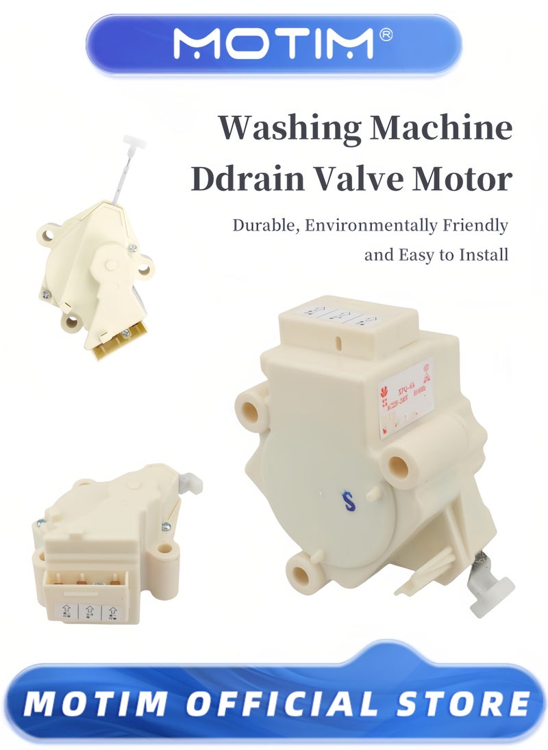 Motim - 220V Washer Drain Valve Motor PQD-703 Double Stroke Tractor XPQ-6A QC22-1 for LG Fully Automatic Washing Machine Replacement Part - Image 1