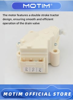 موتيم محرك صمام تصريف الغسالة 220 فولت PQD-703 ذراع مزدوج XPQ-6A QC22-1 لقطع غيار الغسالات الأوتوماتيكية من إل جي  - Image 4