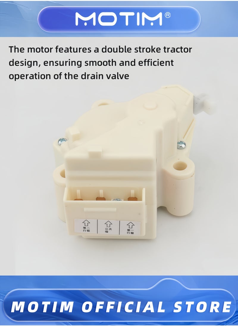 Motim - 220V Washer Drain Valve Motor PQD-703 Double Stroke Tractor XPQ-6A QC22-1 for LG Fully Automatic Washing Machine Replacement Part - Image 1