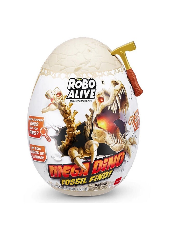 ZURU Zuru - Robo Alive Mega Dino Fossil Surprise Egg - 71102  - Image 1