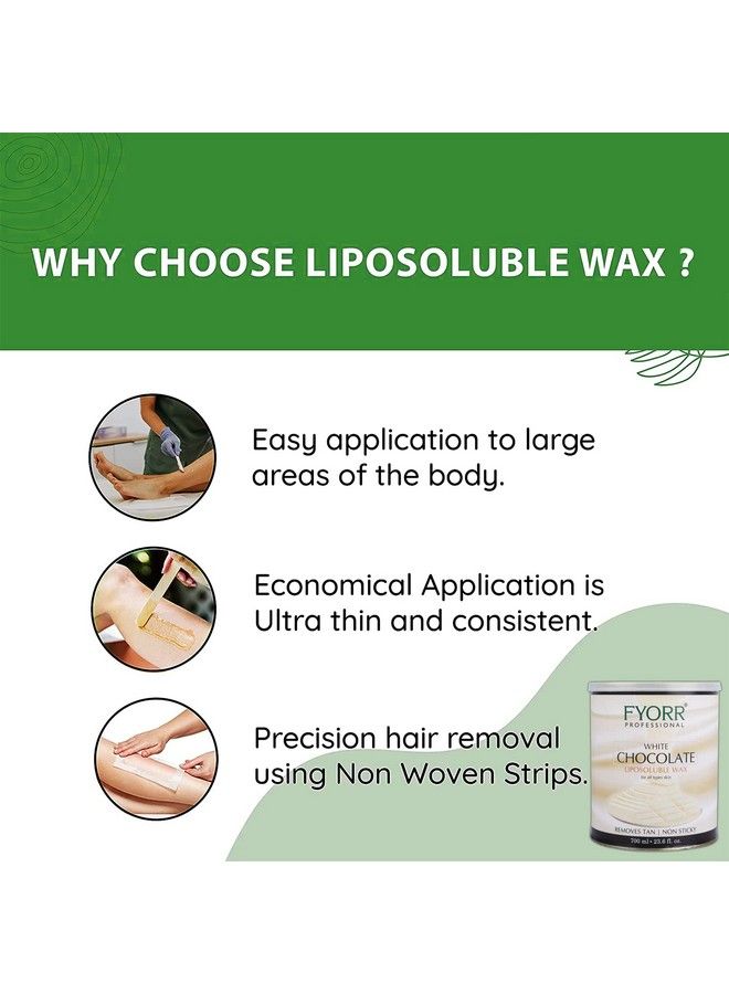 FYORR Liposoluble Milk Body Wax Less Painful Hair N Tan Removal Wax (Milk Wax) (White Chocolate) (700Ml) - Image 4