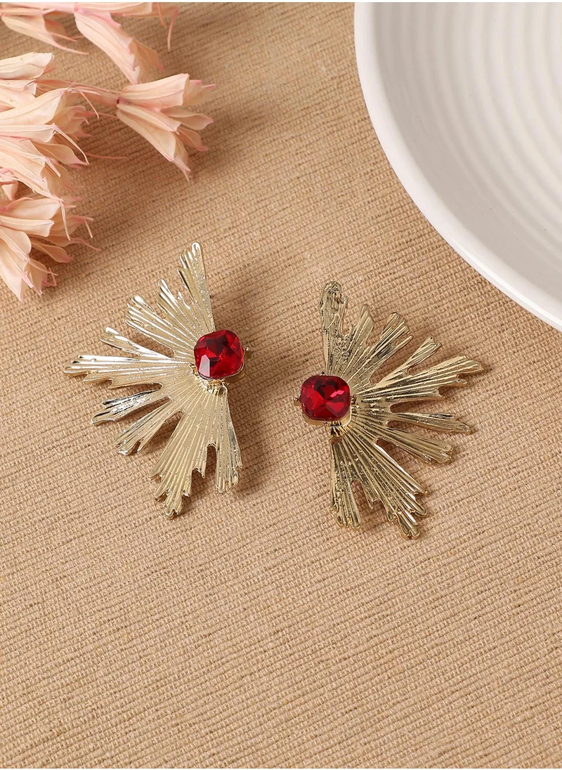 SOHI Nectar Stone Drop Earrings