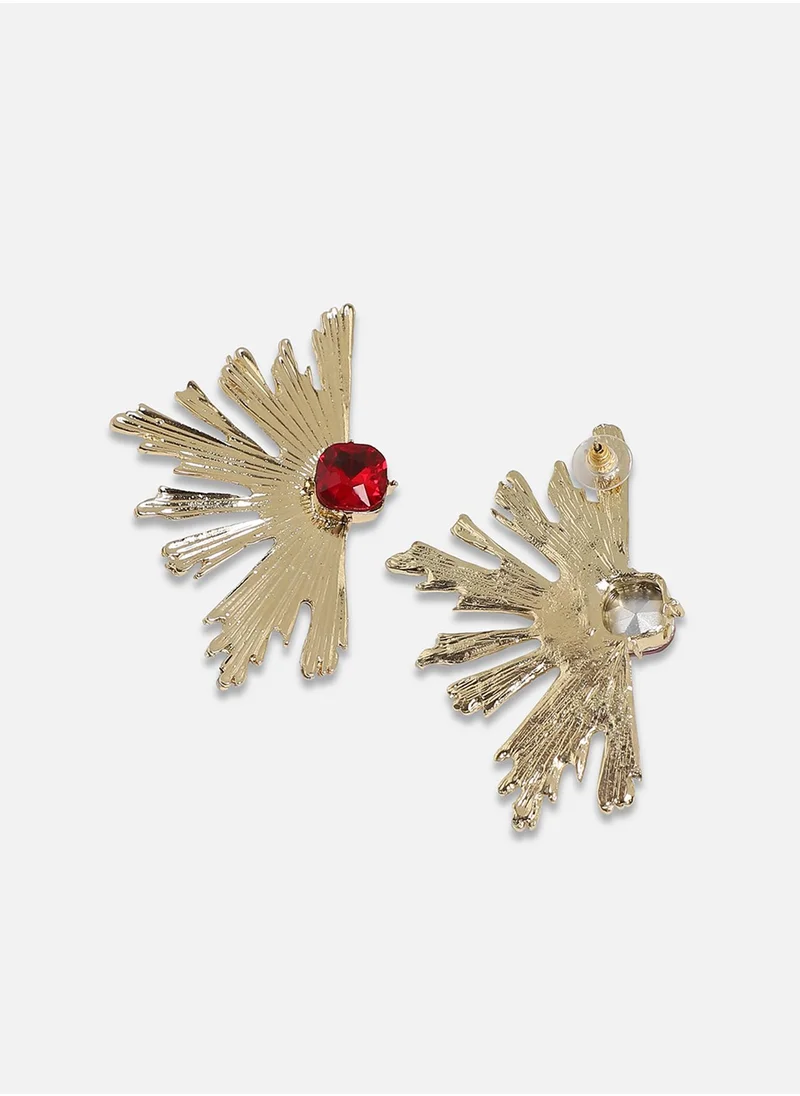 SOHI Nectar Stone Drop Earrings