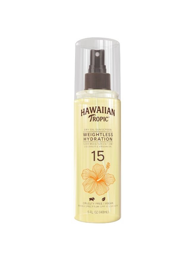 Hawaiian Tropic - Hawaiian Tropic Silk Hydration Weightless DryOil SPF15 148ml - Image 1