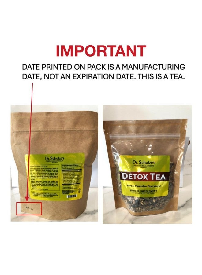 Dr. Schulze's Dr. Schulze’s | Detox Tea | All Purpose Herbal Tonic | Powerful Digestive Stimulant | Dietary Supplement | Ultimate Liver Cleanse | Helps Eliminate Gas & Indigestion | Release Toxins | 6 Oz. Pack - Image 2