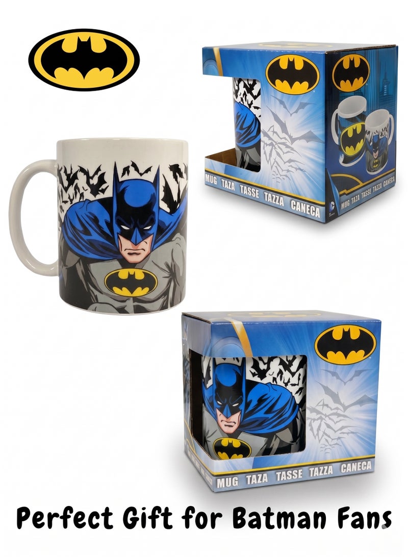 Stor Batman City Ceramic Mug for Kids & Fans – 11oz BPA-Free Durable Coffee Mug for Hot & Cold Beverages, Microwave Safe Printed Ceramic Cup for Home, Office & Everyday Use - Image 4