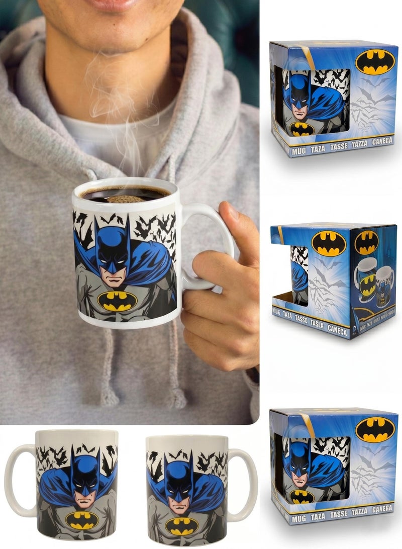 Stor Batman City Ceramic Mug for Kids & Fans – 11oz BPA-Free Durable Coffee Mug for Hot & Cold Beverages, Microwave Safe Printed Ceramic Cup for Home, Office & Everyday Use - Image 5