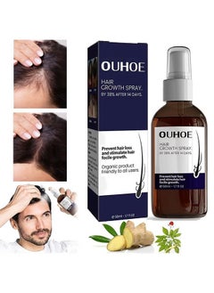 OUHOE Hair Growth Spray, Hair Growth Serum Spray, Ultra Hair Growth Formula Serum Spray, Grow Thicker Hair In 8 Weeks  - Image 1