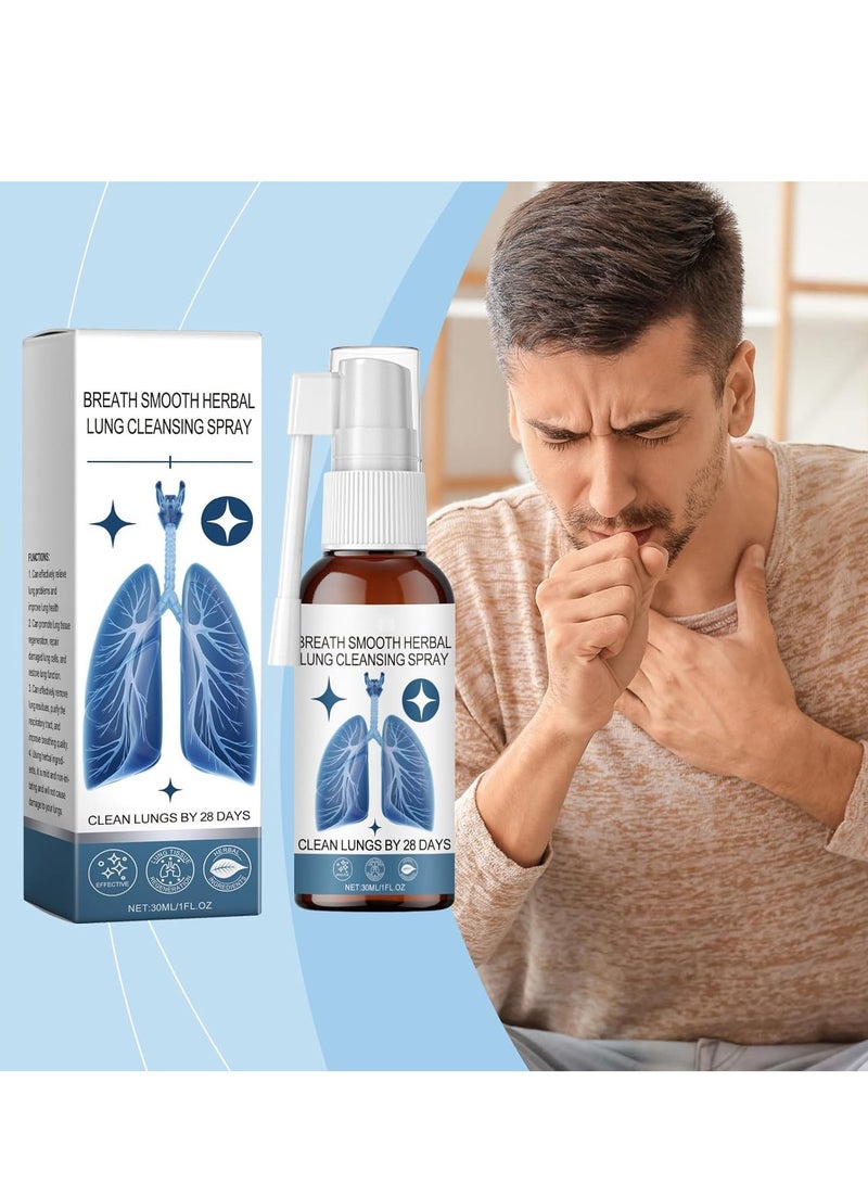 ximonth Herbal Lung Cleansing Spray, Natural Herbal Lung Essence Cleanse Mist, Lung Cleansing Spray, Protect The Lungs, Clean The Lungs, Breathe Freely, Powerful Lung Support 1FL.OZ/30ML - Image 2