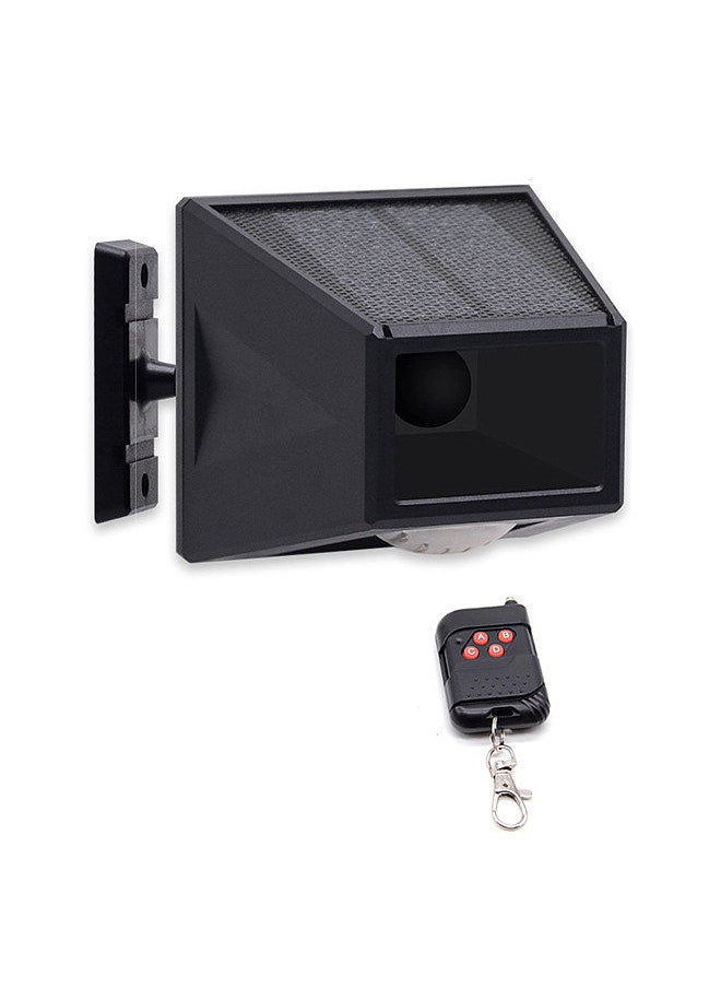 Generic - Motion Sensor Solar Alarm Light 110dB Loud Siren LED Strobe Lights with RF433MHz Remote Controller Outdoor IP65 Waterproof Rechargeable for Farm Villa Yard Barn Warehouse - Image 1