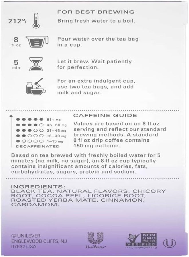 TAZO Tea Bags, Glazed Lemon Loaf Herbal Tea, & Vanilla Bean Macaron Black Tea 15CT (1ea) (Variety Pack) - Image 5