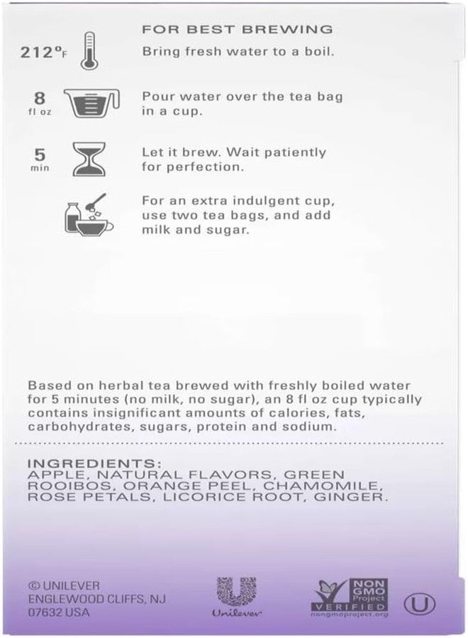 TAZO Tea Bags, Glazed Lemon Loaf Herbal Tea, & Vanilla Bean Macaron Black Tea 15CT (1ea) (Variety Pack) - Image 3