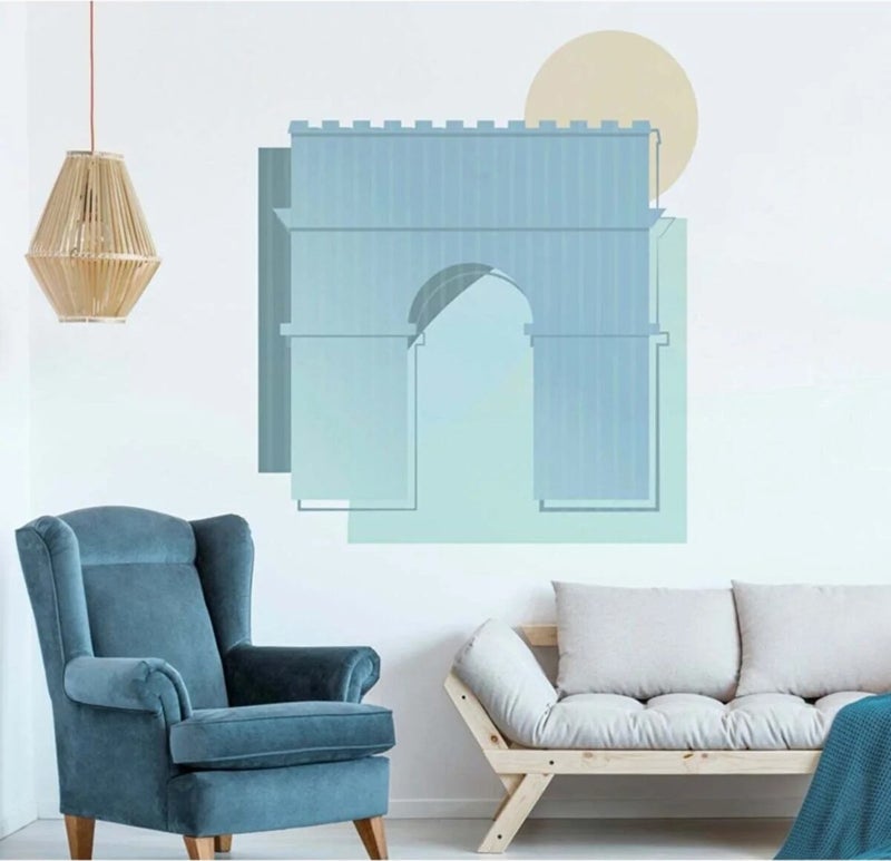 Kt Grup Kt Group Bohemian Castle Gate Wall Sticker - Image 1