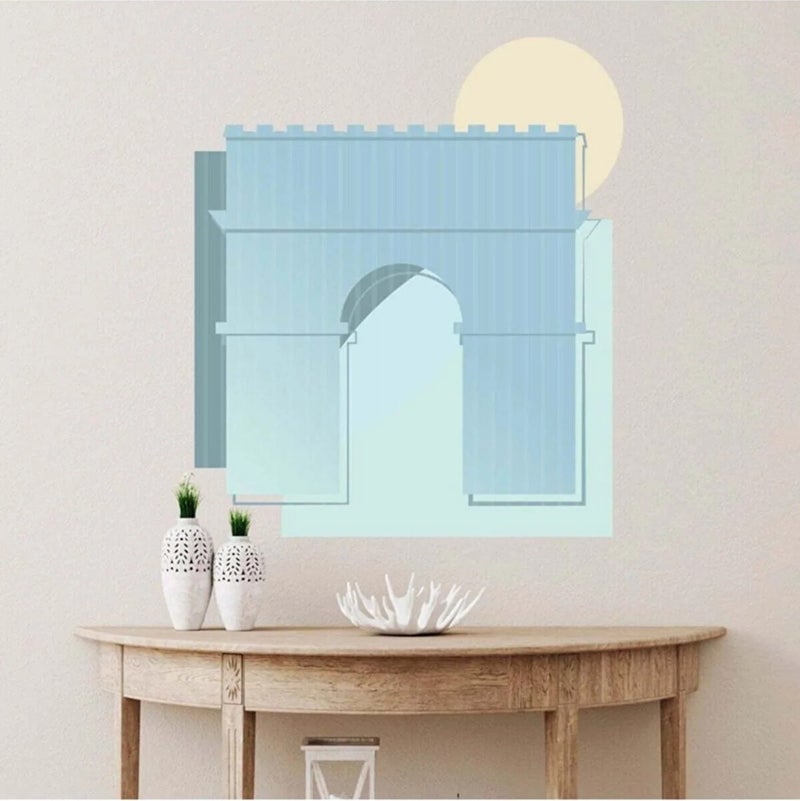 Kt Grup Kt Group Bohemian Castle Gate Wall Sticker - Image 4