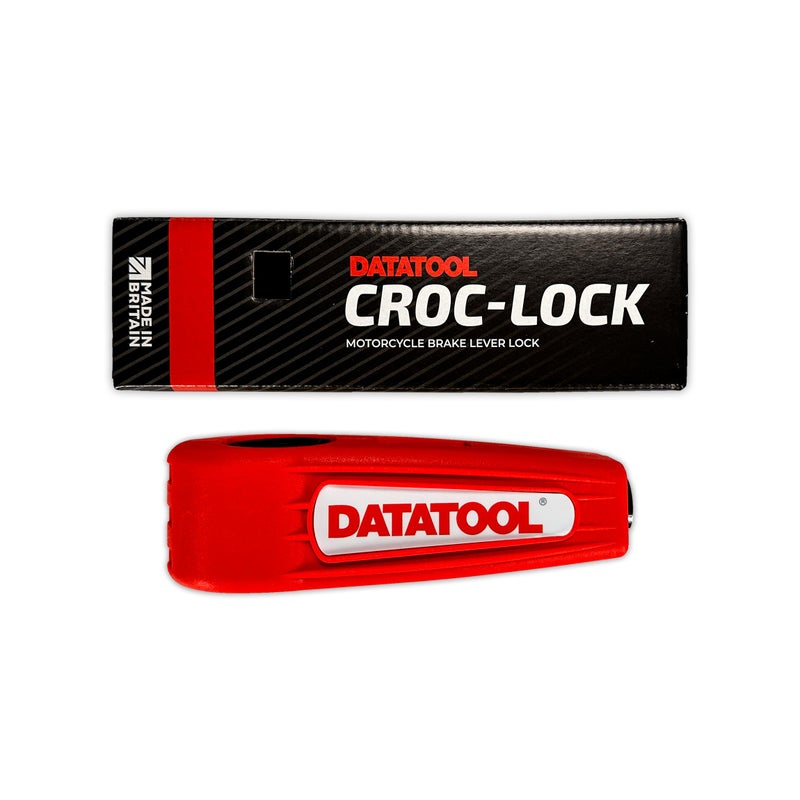 Generic Datatool Croc Lock - Visible Theft Deterrent for Scooters, Motorcycles, and ATVs - Locks Brake Lever to Handlebar - Saw Resistant Bike Lock - Available in Black, Orange, or Yellow (Red)  - Image 2