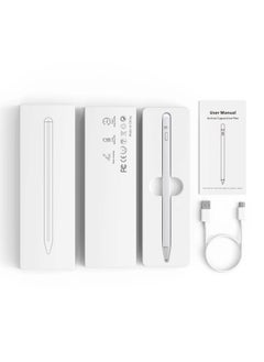 An active and smart digital iPad stylus pen that is easy to use and supports all smart devices that support a touch screen white