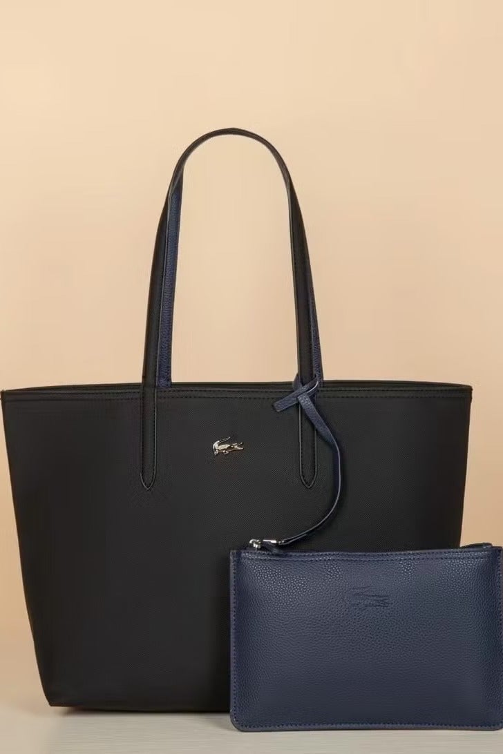 لاكوست حقيبة يد نسائية من لاكوست، ذات وجهين وسعة كبيرة، متعددة الاستخدامات، أنيقة - Image 1