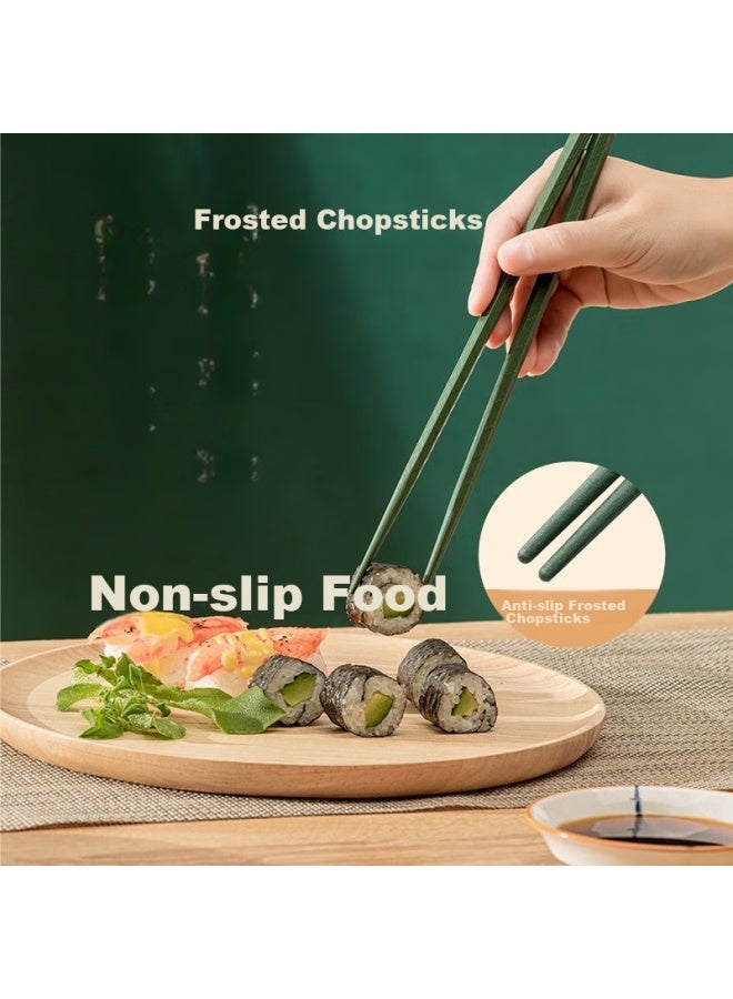 Supor Chopsticks, Alloy Chopsticks, Non-slip, Anti-mold, Heat-resistant, Household Chopsticks, Color-coded, 6 Pairs, Tk2061e - Image 1