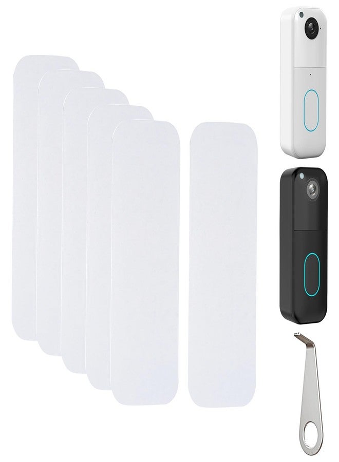 OYOCAM 6 Pack Double-Sided Adhesive Strips Compatible with Blink Video Doorbell 2nd Gen(New Model),No Drill Doorbell Mount with Doorbell Replacement Key Tool,Strong Adhesive Mounting Tape,Easy Installation - Image 1