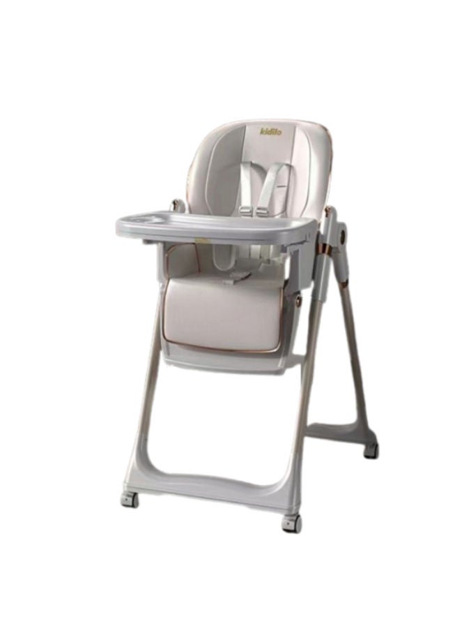Kidilo Quality Foldable Baby High Chair - Multifunctional and Portable(8122) - Image 2