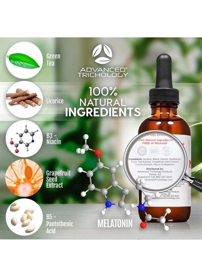 Advanced Trichology - NutraM™ Hair Growth Serum - Dermatologist Tested, Approved* by American Hair Loss Association | Scalp DHT Blocker for Thinning Hair Men and Women, Backed by 20 Years of Hair Regrowth Clinic Experience - Image 1