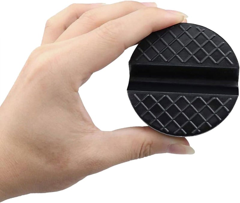 3pcs Floor Jack Rubber Pad: Anti-Vibration Trolley Jack Stand Pads - Pinch Weld Side Frame Rail Protector for Car Lifting Support Repair Garage Use - Image 4