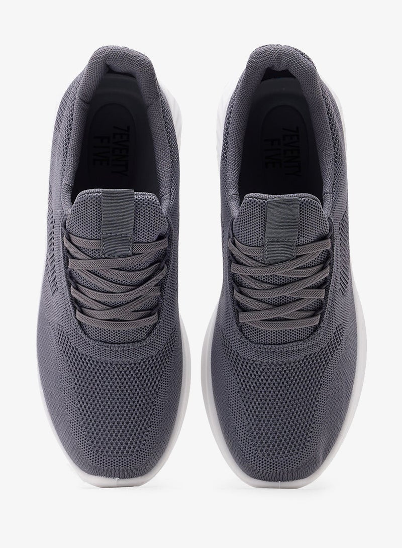 Seventy Five Casual Low Top Knitted Slip On Sneakers - Image 4
