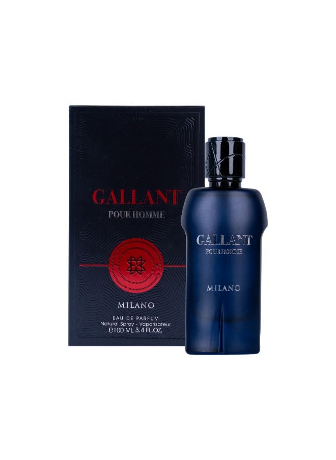 ميلانو عطر جريء وجذاب مع لمسات خشبية وتوابل | 100مل للرجال  - Image 1