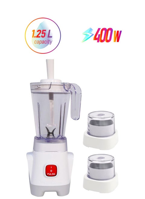 3 In 1 Blender And Grinder 1250ml 400 Watt