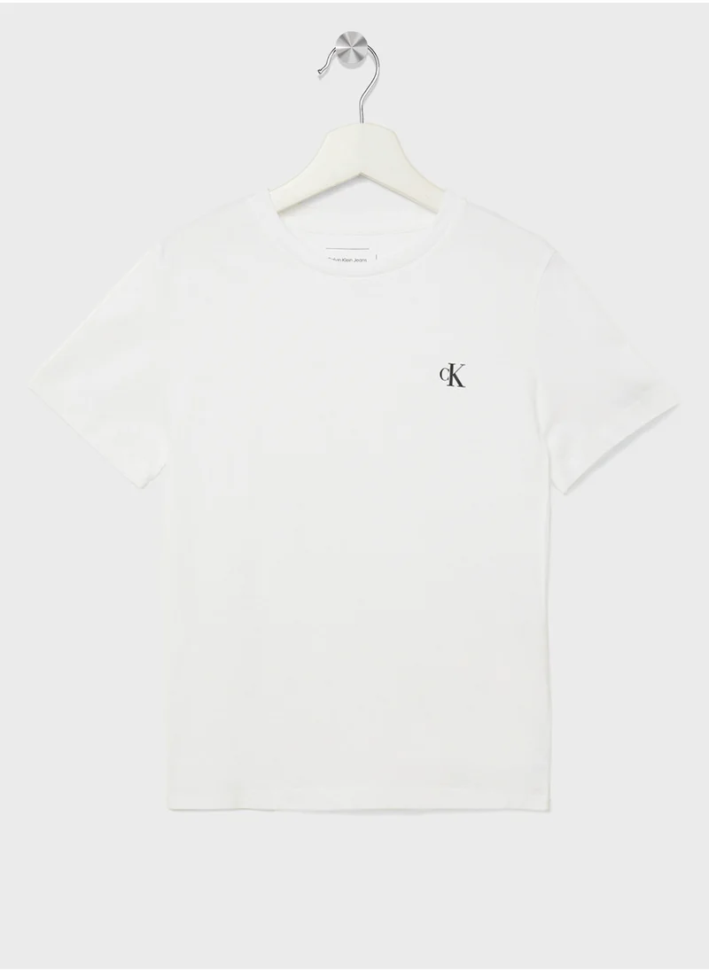 Calvin Klein Jeans Youth 2-Pack Monogram Top