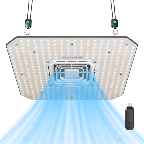 VIVOSUN AeroLight A100SE, LED Grow Light 100W with Integrated Circulation Fan & GrowHub Controller E25, Compatible with App and E42A, 2x2/2x4 Coverage, Establish an Intelligent Grow Environment - Image 1