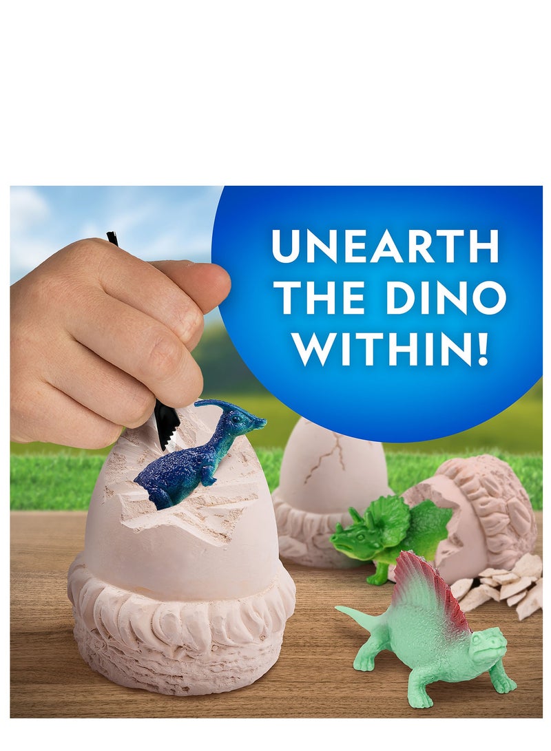 NATIONAL GEOGRAPHIC طقم حفر بيضة الديناصور من ناشيونال جيوغرافيك - الرخام الأزرق! - Image 4