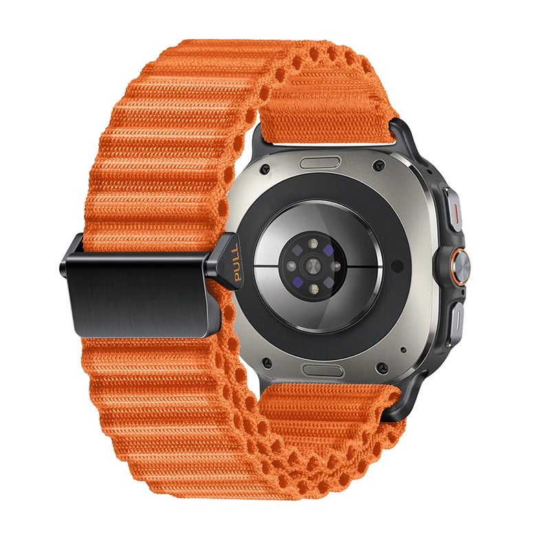 Bluejw 25mm Cross Country Sport Ocean Woven Nylon Watch Strap - Replacement Band with Secure Lock for Same Model Watches - Image 1