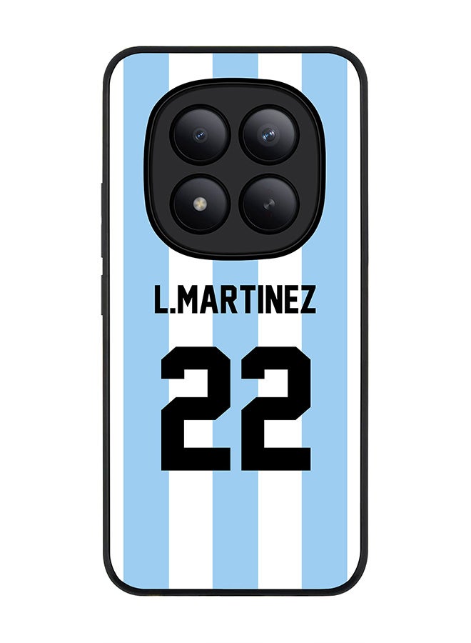 For Xiaomi Redmi Note 15 Pro+ / Poco M8 Pro Case,Slim fit Camera Protection, Shockproof Thin Phone cover  - Football  Argentina, L.Martinez