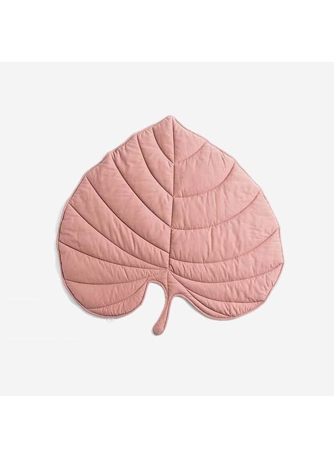 XiuWoo - Large Cotton Leaf Baby Play Mat Machine Washable Baby Crawling Mat Tummy Time Foldable Baby Floor Mat Non-Slip Baby Rug Baby Playmat Floor Mat for Infants Toddlers and Kids - Image 1