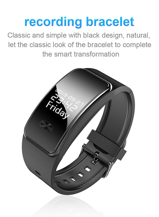 VORMOR Voice Recorder Watch, 30 Days Standby Time Digital Screen Voice Activated Recorder Noise Cancellation Audio Voice Bracelet Recording Device with Headsets for Lectures, Meetings (32G) - Image 2