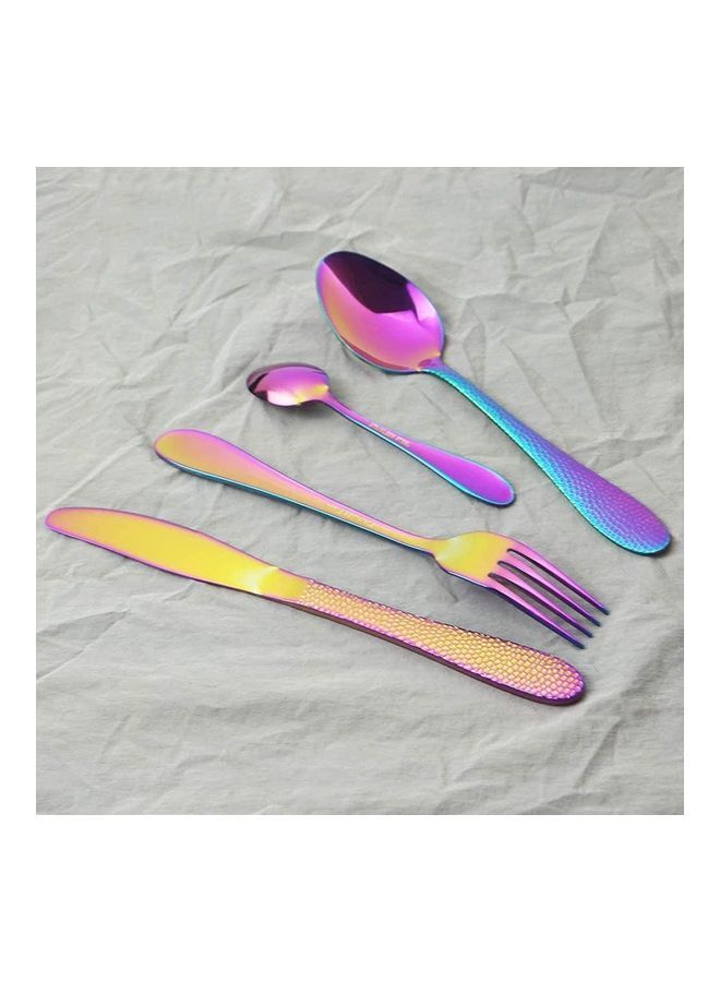 NIBEMINENT 5-Piece Cutlery Set Multicolour - Image 3