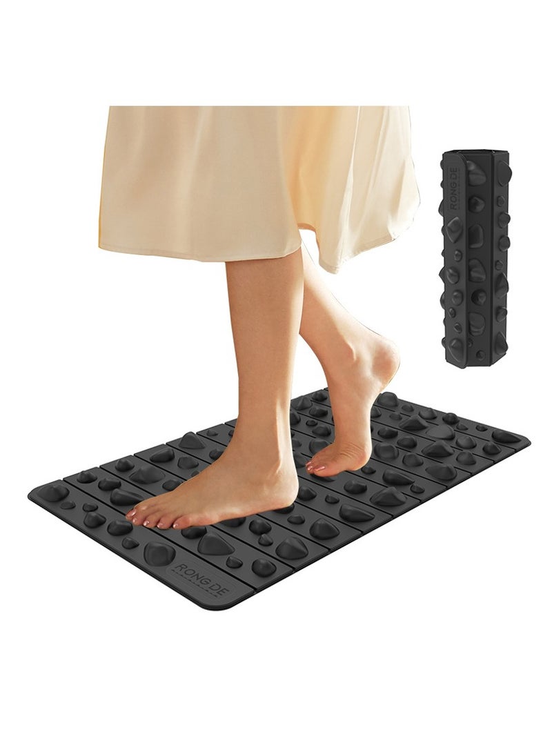 general Portable anti-fatigue shiatsu board eva reflexology yoga acupressure pad fitness balance massage support - Image 1