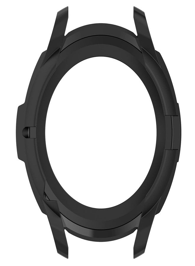 LOKEKE Protective Case Cover for Samsung Galaxy Watch4 Classic 42MM - TPU Case with Bezel Ring Protection (Black) - Image 2